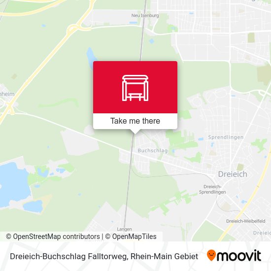 Dreieich-Buchschlag Falltorweg map