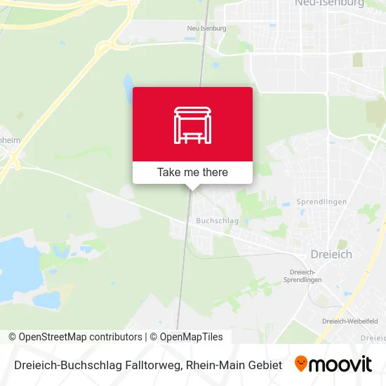 Карта Dreieich-Buchschlag Falltorweg