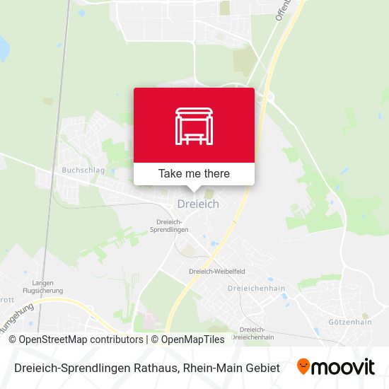 Dreieich-Sprendlingen Rathaus map