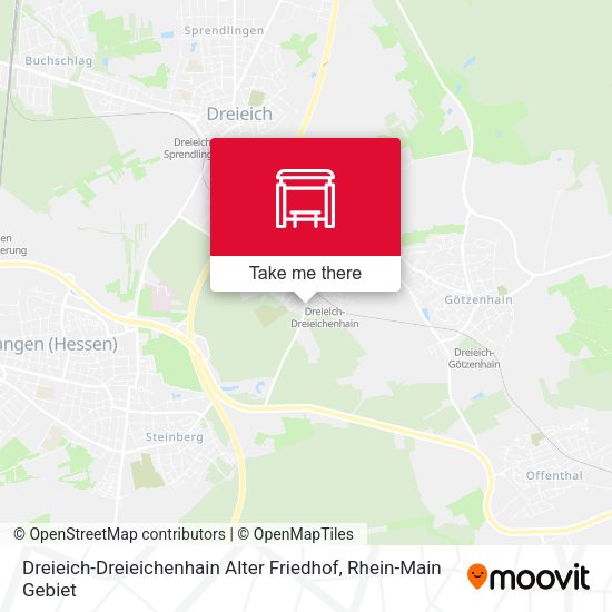 Dreieich-Dreieichenhain Alter Friedhof map