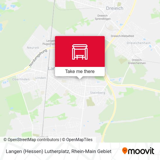 Langen (Hessen) Lutherplatz map