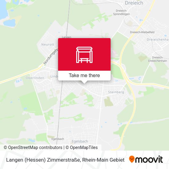 Langen (Hessen) Zimmerstraße map