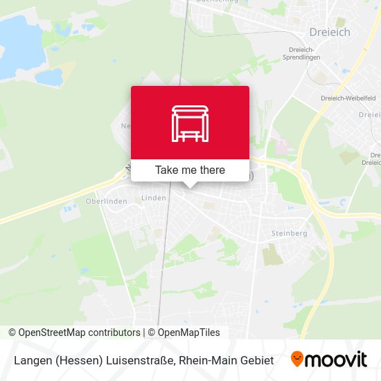 Langen (Hessen) Luisenstraße map