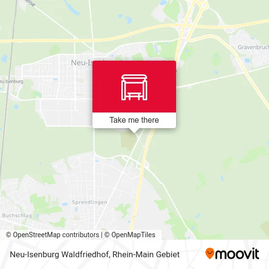 Карта Neu-Isenburg Waldfriedhof