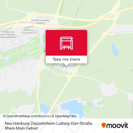 Карта Neu-Isenburg-Zeppelinheim Ludwig-Dürr-Straße