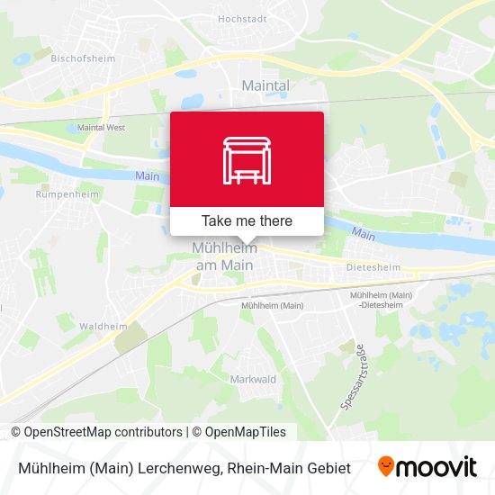 Mühlheim (Main) Lerchenweg map
