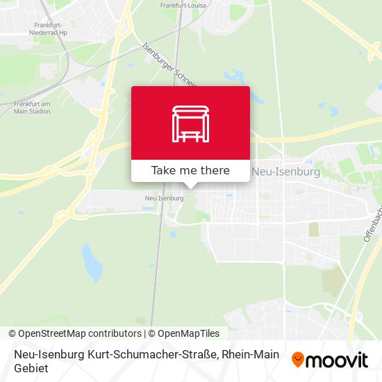 Карта Neu-Isenburg Kurt-Schumacher-Straße
