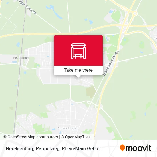 Neu-Isenburg Pappelweg map