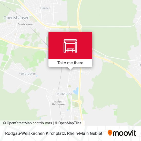 Rodgau-Weiskirchen Kirchplatz map