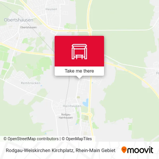 Карта Rodgau-Weiskirchen Kirchplatz