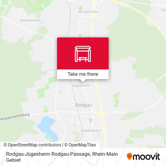 Карта Rodgau-Jügesheim Rodgau-Passage