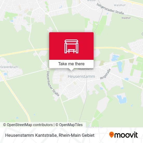 Heusenstamm Kantstraße map