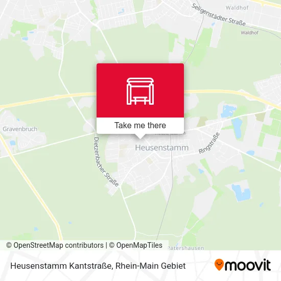 Карта Heusenstamm Kantstraße