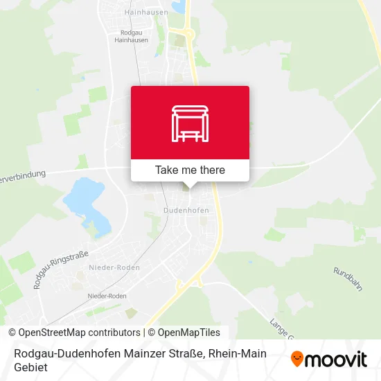 Карта Rodgau-Dudenhofen Mainzer Straße