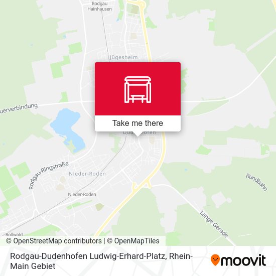 Rodgau-Dudenhofen Ludwig-Erhard-Platz map