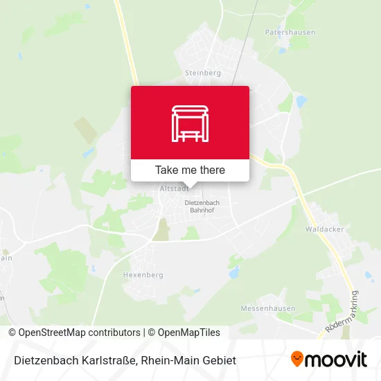 Карта Dietzenbach Karlstraße