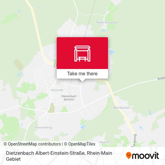 Dietzenbach Albert-Einstein-Straße map
