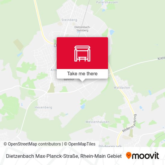 Dietzenbach Max-Planck-Straße map
