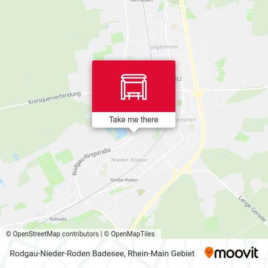 Карта Rodgau-Nieder-Roden Badesee