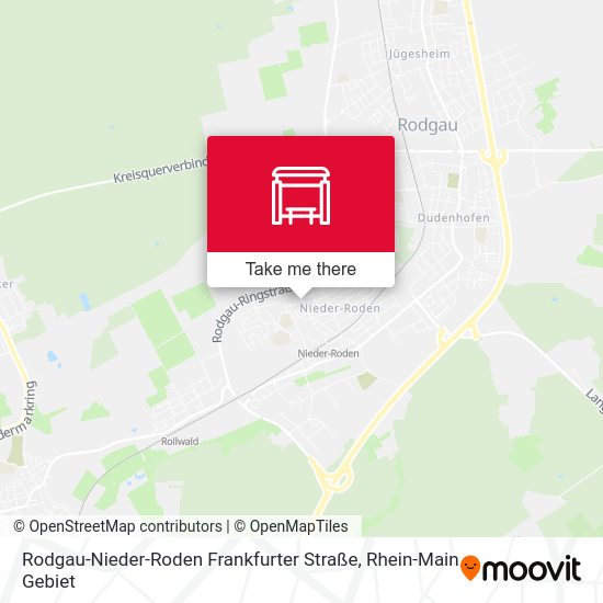Rodgau-Nieder-Roden Frankfurter Straße map