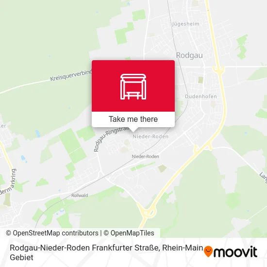 Карта Rodgau-Nieder-Roden Frankfurter Straße