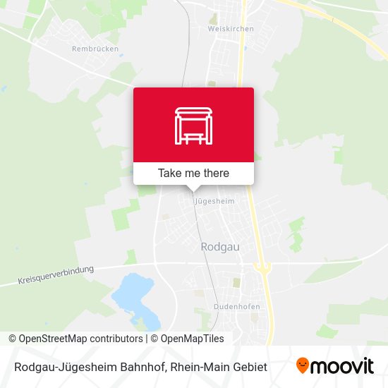 Rodgau-Jügesheim Bahnhof map