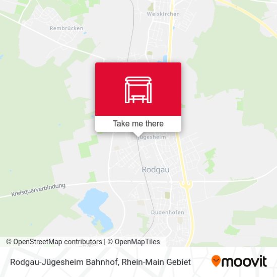 Rodgau-Jügesheim Bahnhof map
