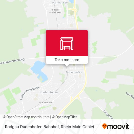 Rodgau-Dudenhofen Bahnhof map