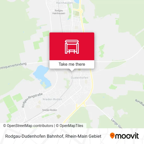 Карта Rodgau-Dudenhofen Bahnhof