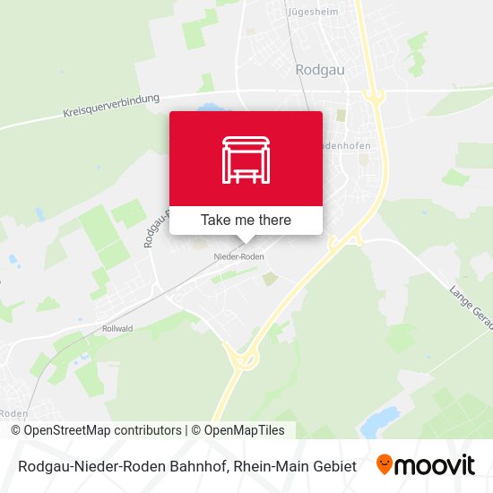Rodgau-Nieder-Roden Bahnhof map