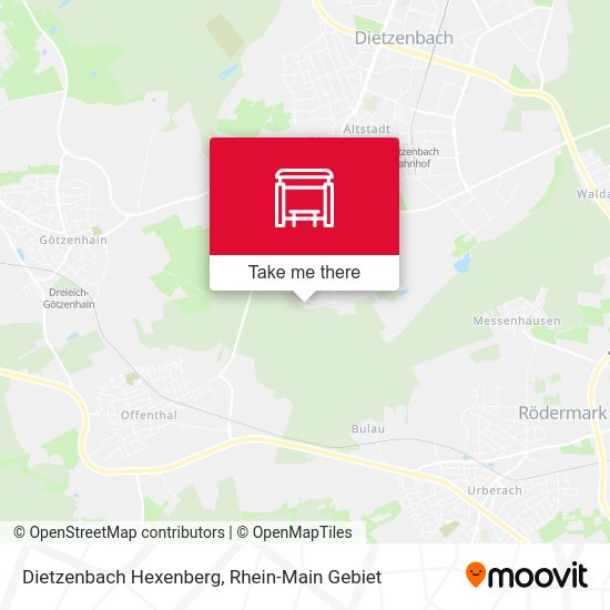 Карта Dietzenbach Hexenberg