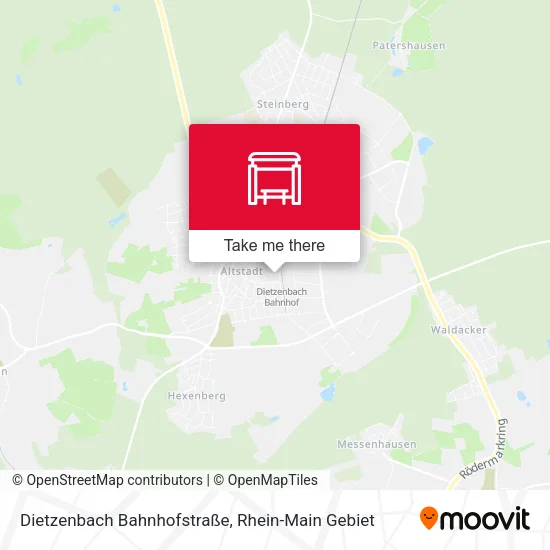 Карта Dietzenbach Bahnhofstraße