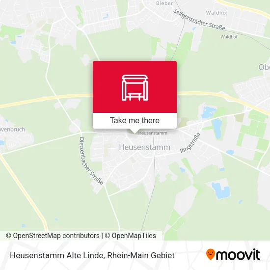 Карта Heusenstamm Alte Linde