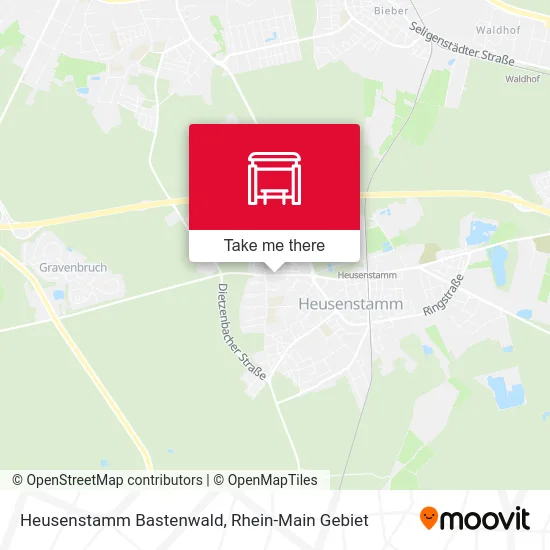 Карта Heusenstamm Bastenwald