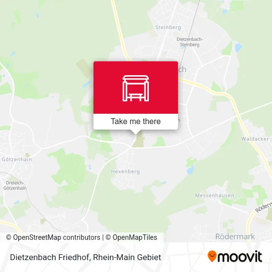 Карта Dietzenbach Friedhof