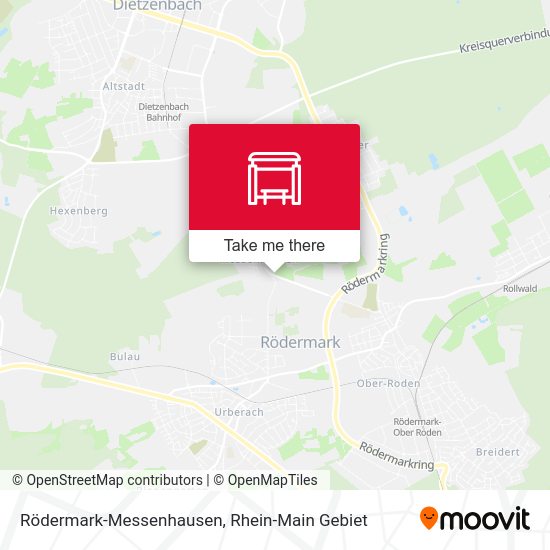 Карта Rödermark-Messenhausen