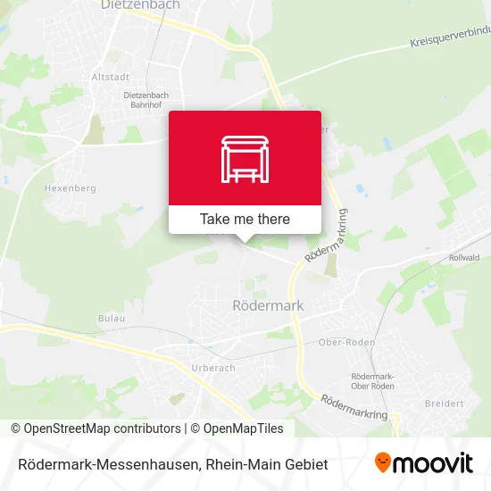 Карта Rödermark-Messenhausen