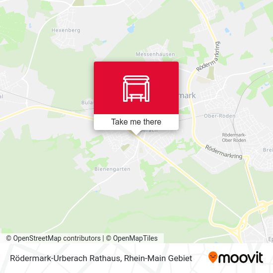 Rödermark-Urberach Rathaus map