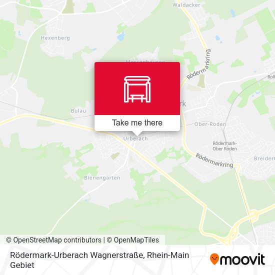 Карта Rödermark-Urberach Wagnerstraße