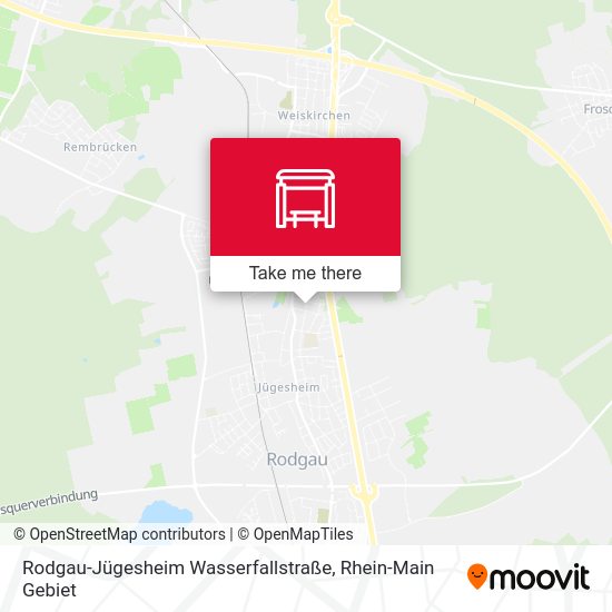 Rodgau-Jügesheim Wasserfallstraße map