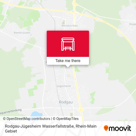 Карта Rodgau-Jügesheim Wasserfallstraße