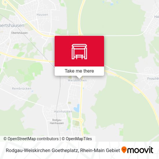 Rodgau-Weiskirchen Goetheplatz map