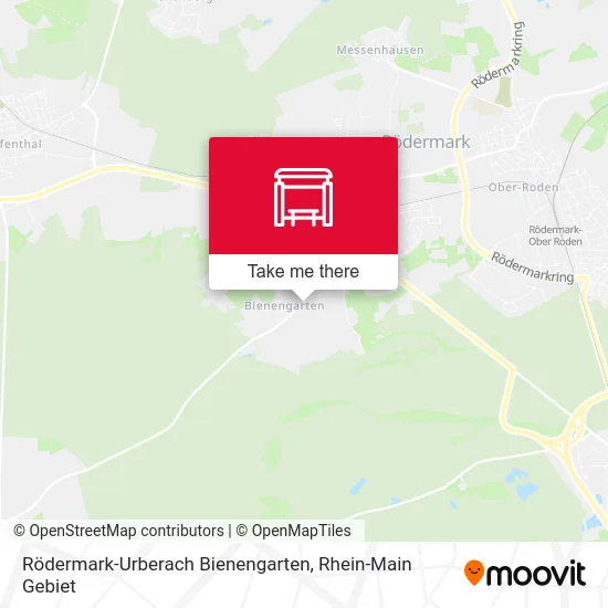 Карта Rödermark-Urberach Bienengarten