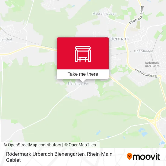 Карта Rödermark-Urberach Bienengarten