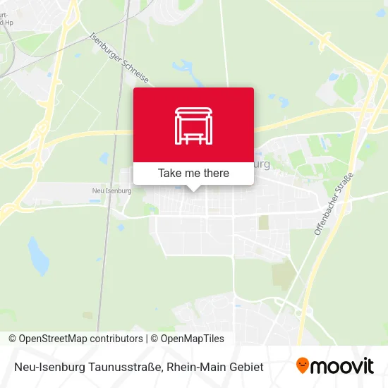 Карта Neu-Isenburg Taunusstraße
