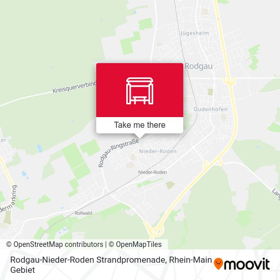 Rodgau-Nieder-Roden Strandpromenade map