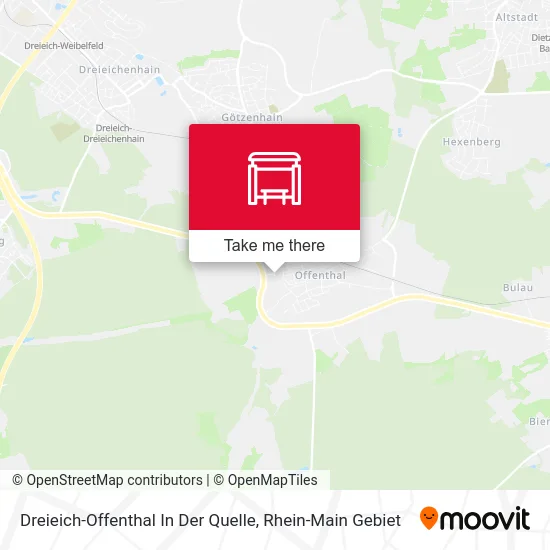 Карта Dreieich-Offenthal In Der Quelle