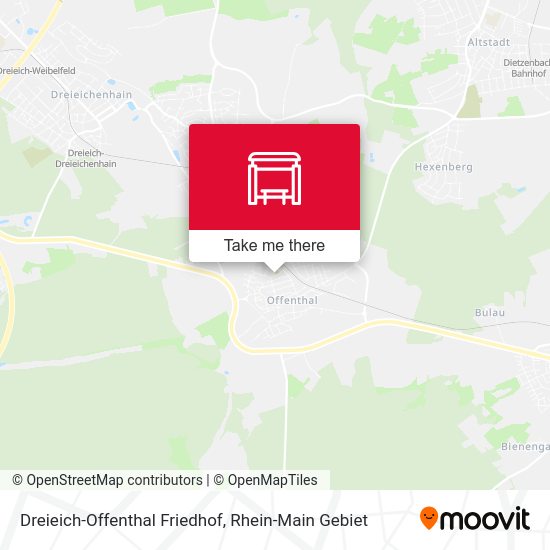 Dreieich-Offenthal Friedhof map