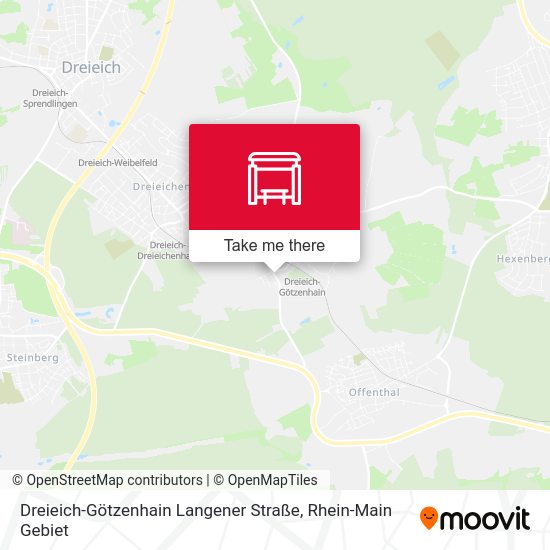 Dreieich-Götzenhain Langener Straße map