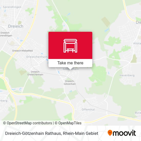 Dreieich-Götzenhain Rathaus map